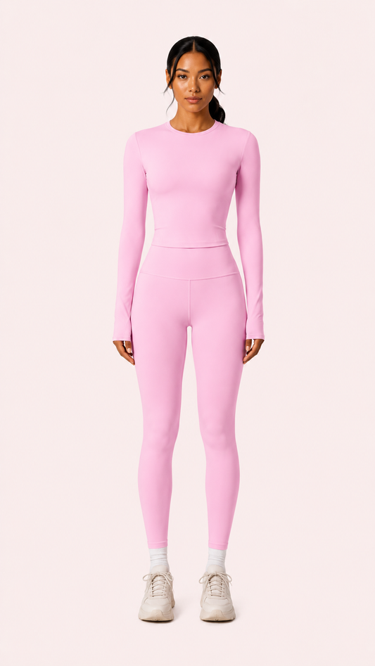 Blush Flow Leggings Set